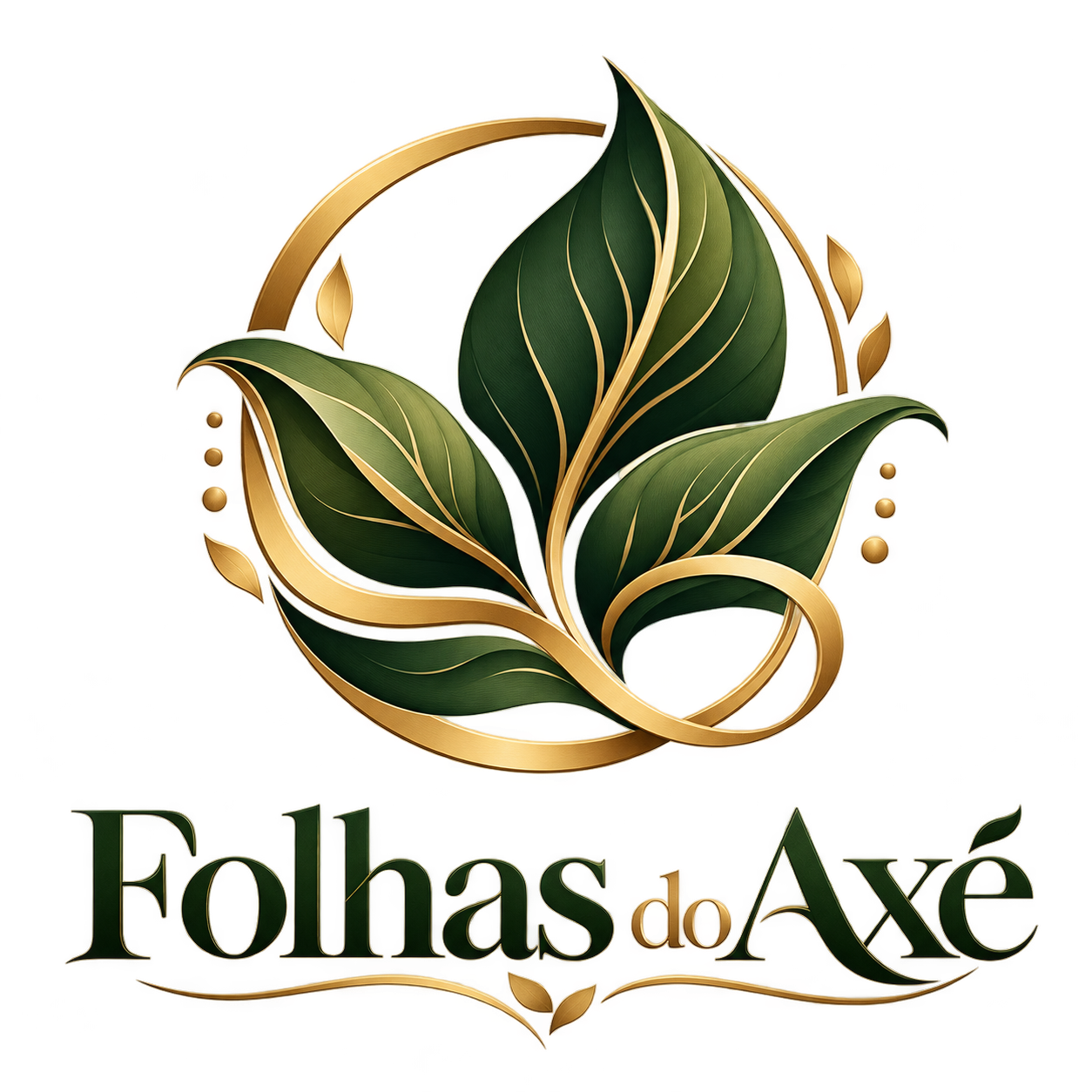 Logotipo do aplicativo Folhas do Axé